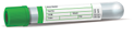 Test tube with green cap