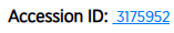 Accession ID link