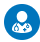 Person consultation icon