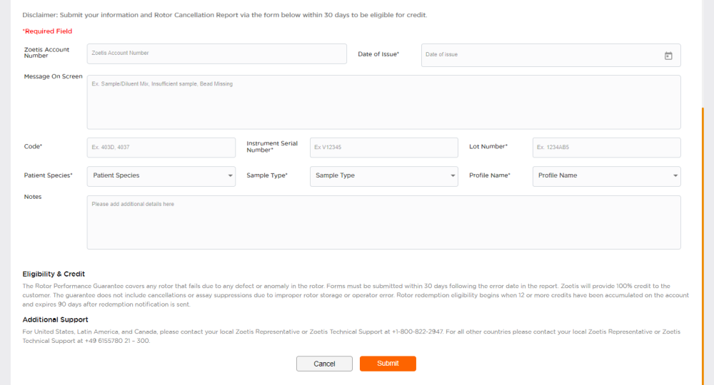 VS2 rotor credit request page 2